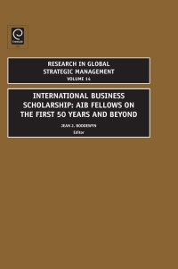 Cover image: International Business Scholarship 9780762314706