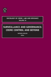 Cover image: Surveillance and Governance 9780762314164