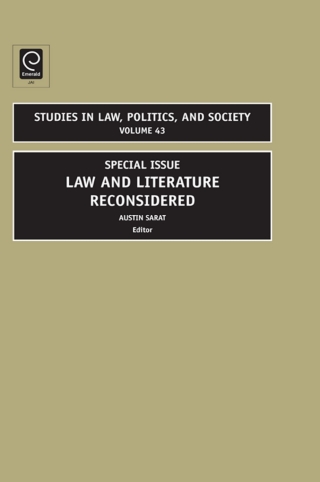 Titelbild: Law and Literature Reconsidered 9780762314829