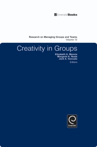 صورة الغلاف: Creativity in Groups 9781849505833