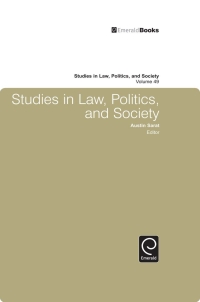 Cover image: Studies in Law, Politics, and Society 9781849506151