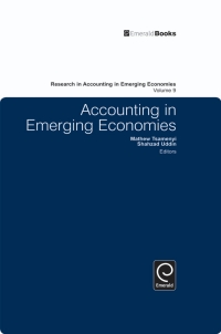 Cover image: Accounting in Emerging Economies 9781849506250