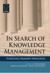 Imagen de portada: In Search of Knowledge Management 9781849506731