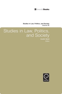 Cover image: Studies in Law, Politics and Society 9781849506960