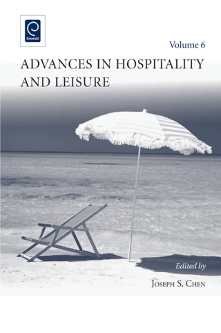 Cover image: Advances in Hospitality and Leisure 9781849507189