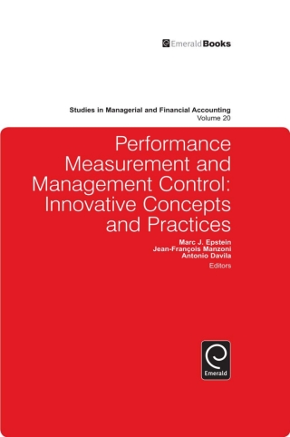 Imagen de portada: Performance Measurement and Management Control 9781849507240
