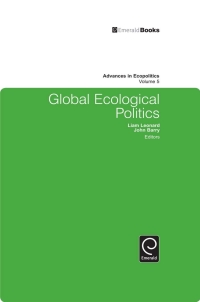 Cover image: Global Ecological Politics 9781849507486