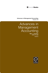 Cover image: Advances in Management Accounting 9781849507547