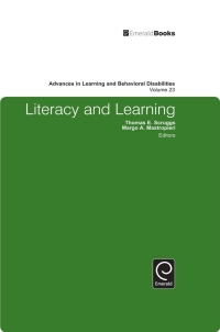 Imagen de portada: Literacy and Learning 9781849507769