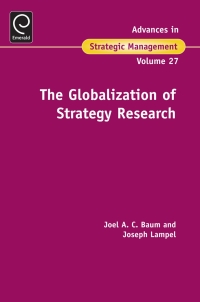 Cover image: The Globalization Of Strategy Research 9781849508988