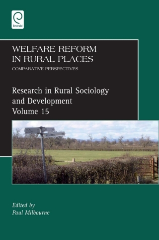 صورة الغلاف: Welfare Reform in Rural Places 9781849509183