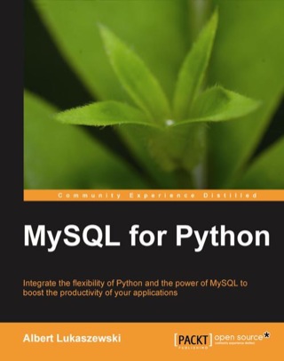 صورة الغلاف: MySQL for Python 1st edition 9781849510189
