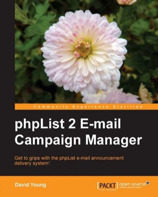Cover image: phpList 2 E-mail Campaign Manager 1st edition 9781849511049