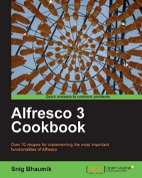 Cover image: Alfresco 3 Cookbook 1st edition 9781849511087