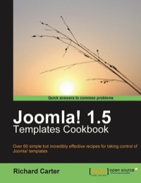 Cover image: Joomla! 1.5 Templates Cookbook 1st edition 9781849511247
