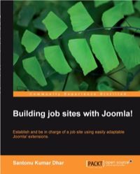 Titelbild: Building job sites with Joomla! 1st edition 9781849512220