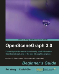 Immagine di copertina: OpenSceneGraph 3.0: Beginner's Guide 1st edition 9781849512824