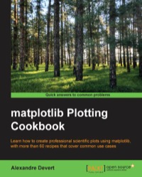 表紙画像: matplotlib Plotting Cookbook 1st edition 9781849513265