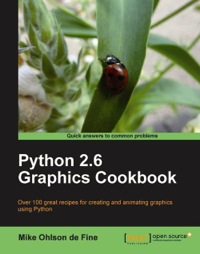 Imagen de portada: Python 2.6 Graphics Cookbook 1st edition 9781849513845
