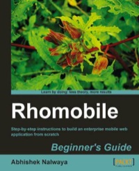 Cover image: Rhomobile Beginner's Guide 1st edition 9781849515160