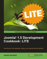 Titelbild: Joomla! 1.5 Development Cookbook: LITE 1st edition 9781849516167