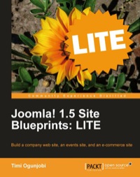 Cover image: Joomla! 1.5 Site Blueprints: LITE 1st edition 9781849516266