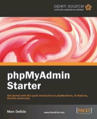 Cover image: phpMyAdmin Starter 1st edition 9781849517546