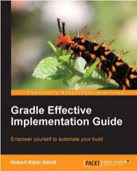 Imagen de portada: Gradle Effective Implementation Guide 1st edition 9781849518109