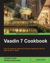 Cover image: Vaadin 7 Cookbook 1st edition 9781849518802