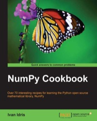 صورة الغلاف: NumPy Cookbook 1st edition 9781849518925