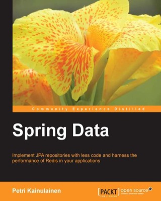 Immagine di copertina: Spring Data 1st edition 9781849519045