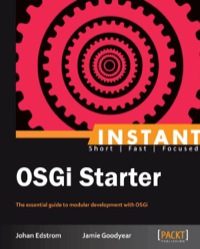 Imagen de portada: Instant OSGi Starter 1st edition 9781849519922