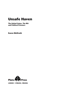 Cover image: Unsafe Haven 1st edition 9780745313177