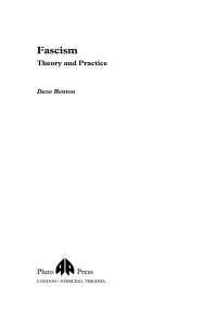 Cover image: Fascism 1st edition 9780745314754