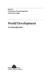 Imagen de portada: World Development 1st edition 9780745314020