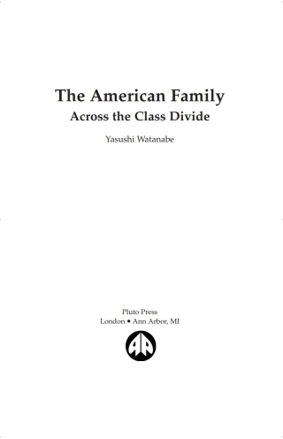 Cover image: The American Family 1st edition 9780745315522
