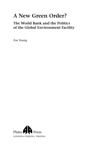 Cover image: A New Green Order? 1st edition 9780745315485