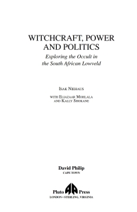 Immagine di copertina: Witchcraft, Power and Politics 1st edition 9780745315584