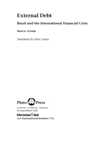 Cover image: External Debt 1st edition 9780745316819