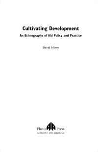 Cover image: Cultivating Development 1st edition 9780745317984
