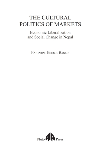 Imagen de portada: The Cultural Politics of Markets 1st edition 9780745319452