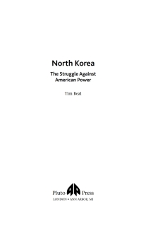 Imagen de portada: North Korea 1st edition 9780745320137
