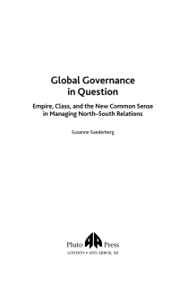 Omslagafbeelding: Global Governance in Question 1st edition 9780745320694