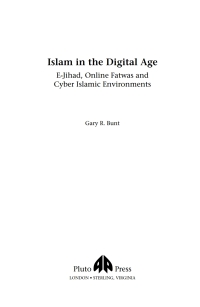 Cover image: Islam in the Digital Age 1st edition 9780745320991