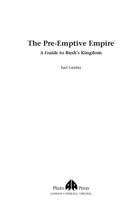 Imagen de portada: The Pre-Emptive Empire 1st edition 9780745321400