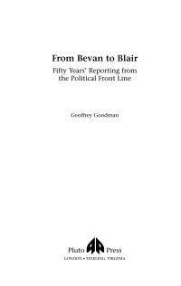 صورة الغلاف: From Bevan to Blair 1st edition 9780745321783