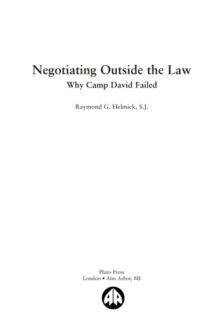 Cover image: Negotiating Outside the Law 1st edition 9780745322193