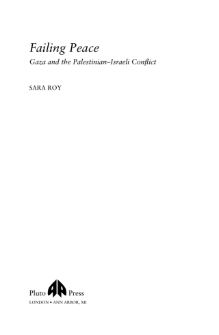 Imagen de portada: Failing Peace 1st edition 9780745322353