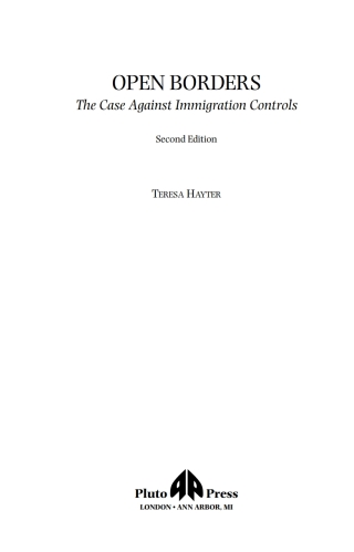 Immagine di copertina: Open Borders 2nd edition 9780745322445