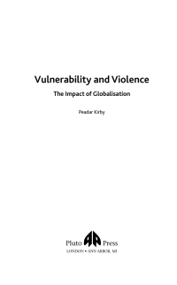 Cover image: Vulnerability and Violence 1st edition 9780745322872